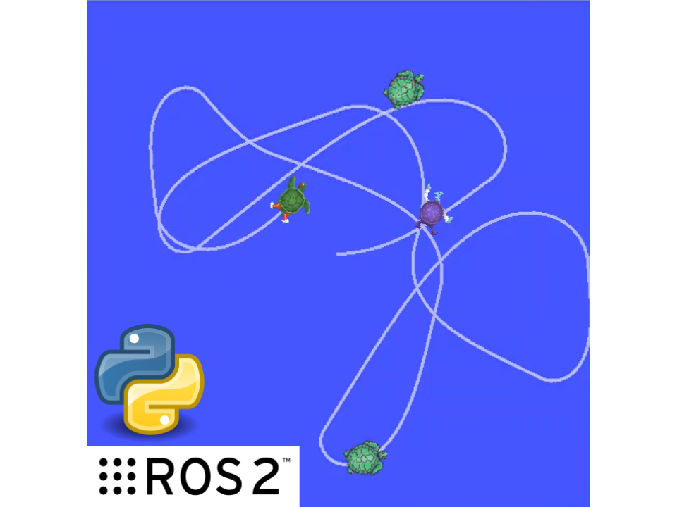 ROS2 Turtle Simulator project logo